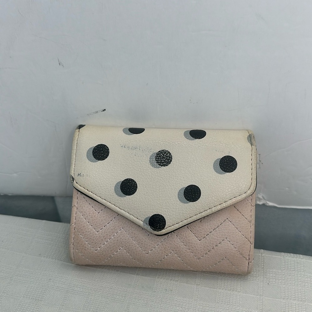 Luv Betsey Johnson Flap Snap Trifold Wallet RARE